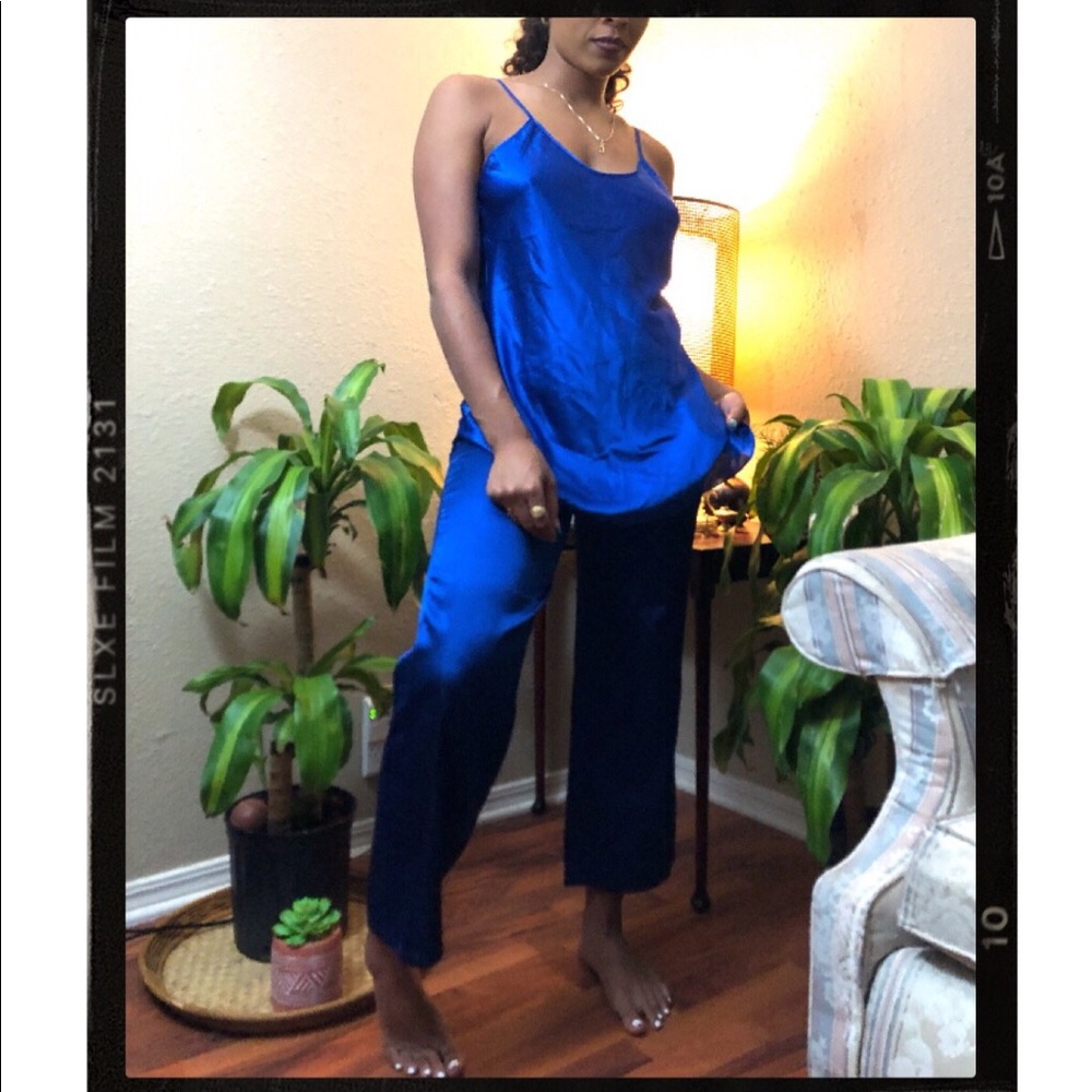 Royal Blue (NIPblue) silk pants